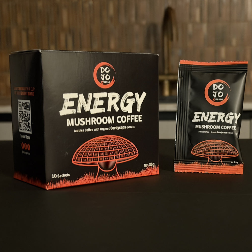 DOJO Energy mushroom coffee box — Cordyceps blend