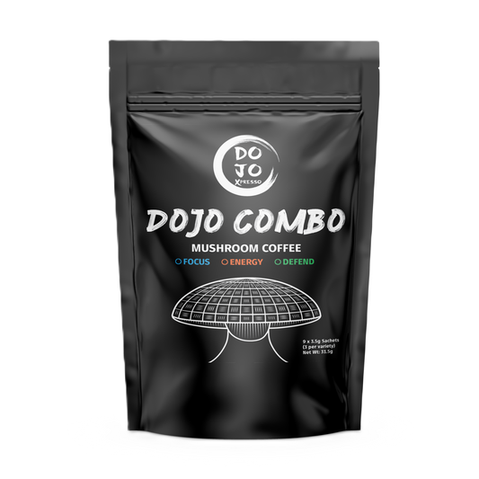 DOJO Xpresso Combo — All 3 Blends trial pouch, 9 sachets