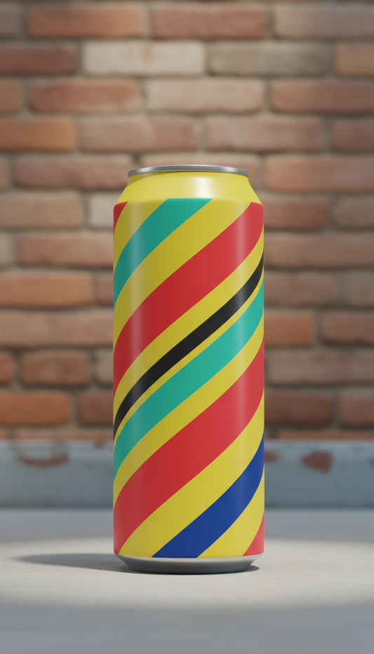 Pulse Yellow Energy Drink Can